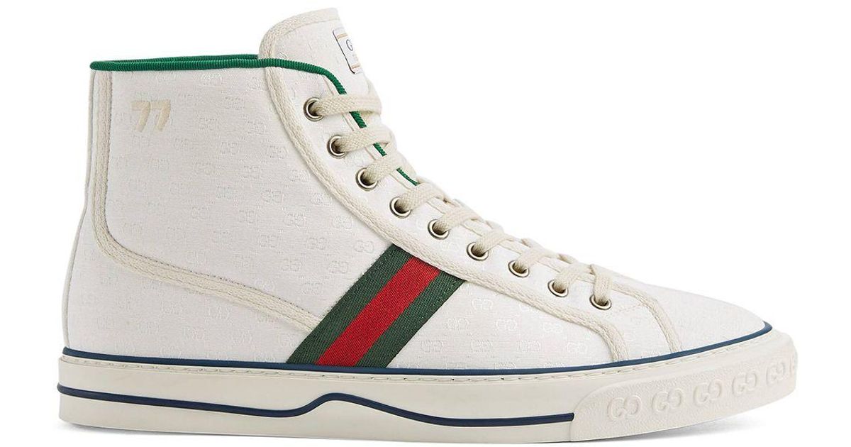 Gucci Tennis 1977 High Top Sneaker in White for Men Lyst