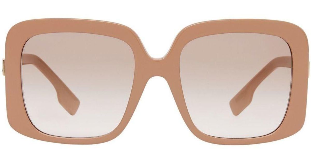 burberry oversized square sunglasses