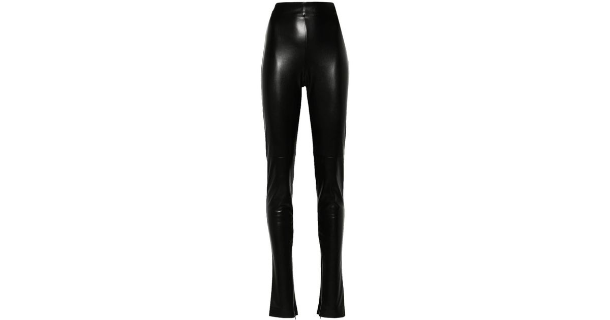 THE ANDAMANE crystal-embellished leggings - Green
