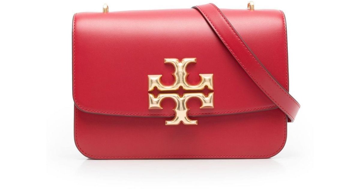 Tory Burch Leather Eleanor Crossbody Bag in Red - Save 18% | Lyst UK