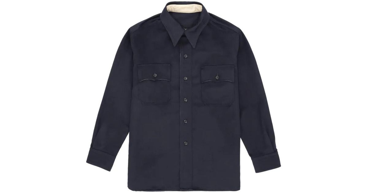 Fortela Cpo2.0 Front-Pocket Shirt in Blue for Men | Lyst