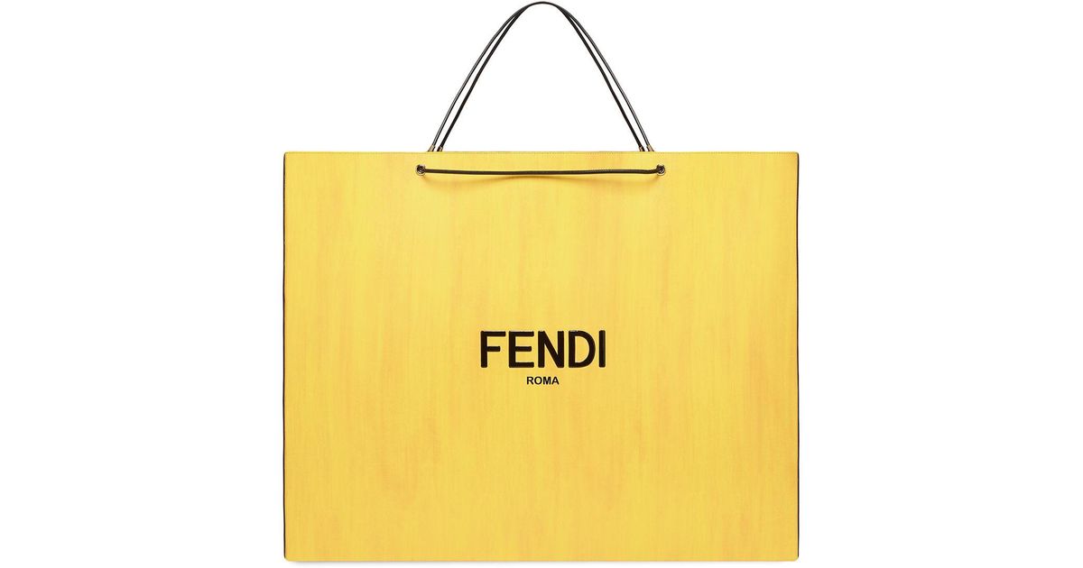 fendi paper shopping bolsa