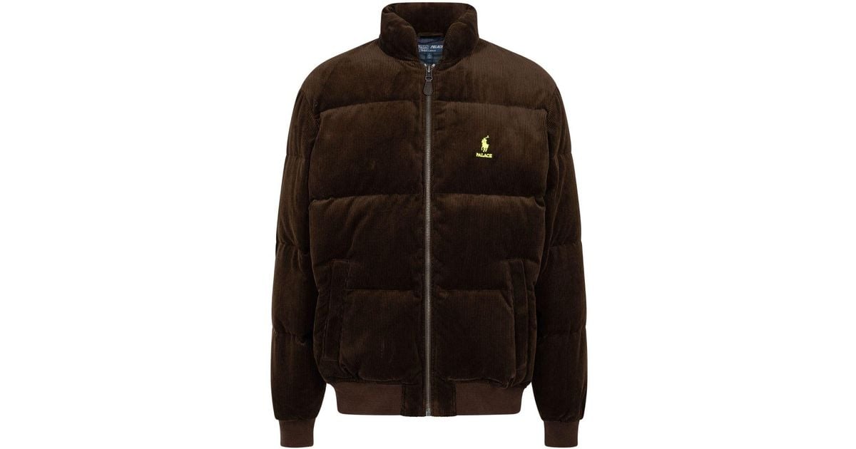 Palace X Ralph Lauren Corduroy Down Jacket in Black Lyst UK
