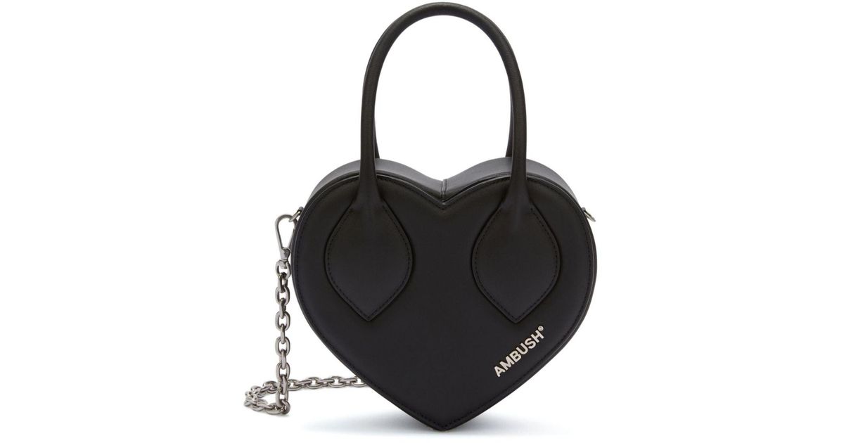 Ambush Heart-shaped Shoulder Bag in Black | Lyst