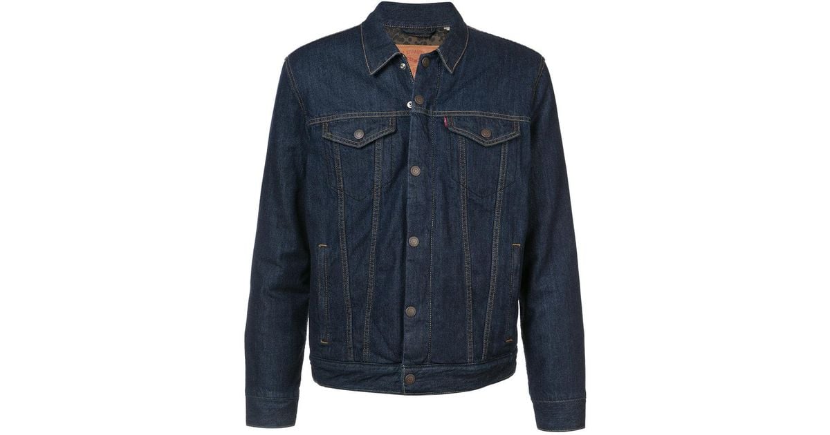levi's padded denim jacket