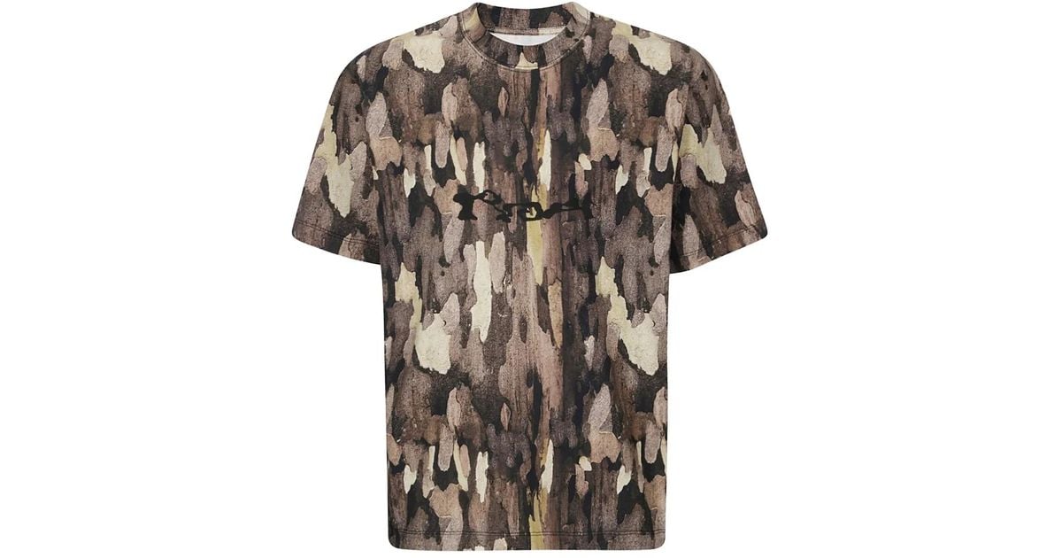 【関税込み】ROA ブラウン Bark Tシャツ メンズ Roa Bark Tシャツ ブラウン | Lyst