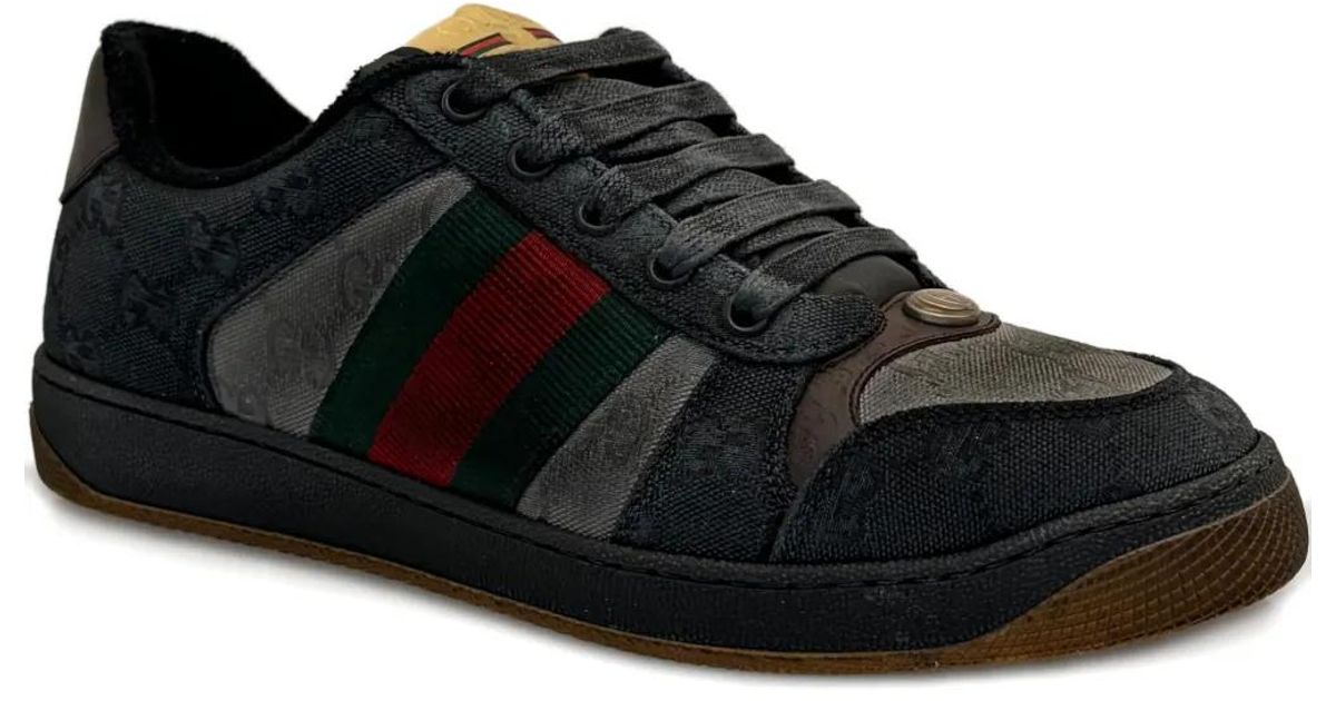 メンズ Gucci スクリーナー スニーカー ブラック | Lyst