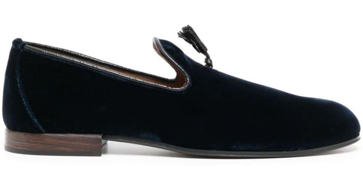 Tom Ford Nicolas Tasseldetail Velvet Loafers in Black for Men Lyst