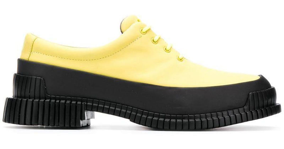 camper yellow shoes