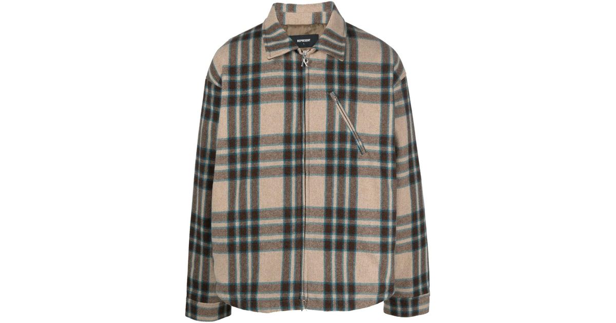 Aries plaid-check Flannel Shirt - Farfetch