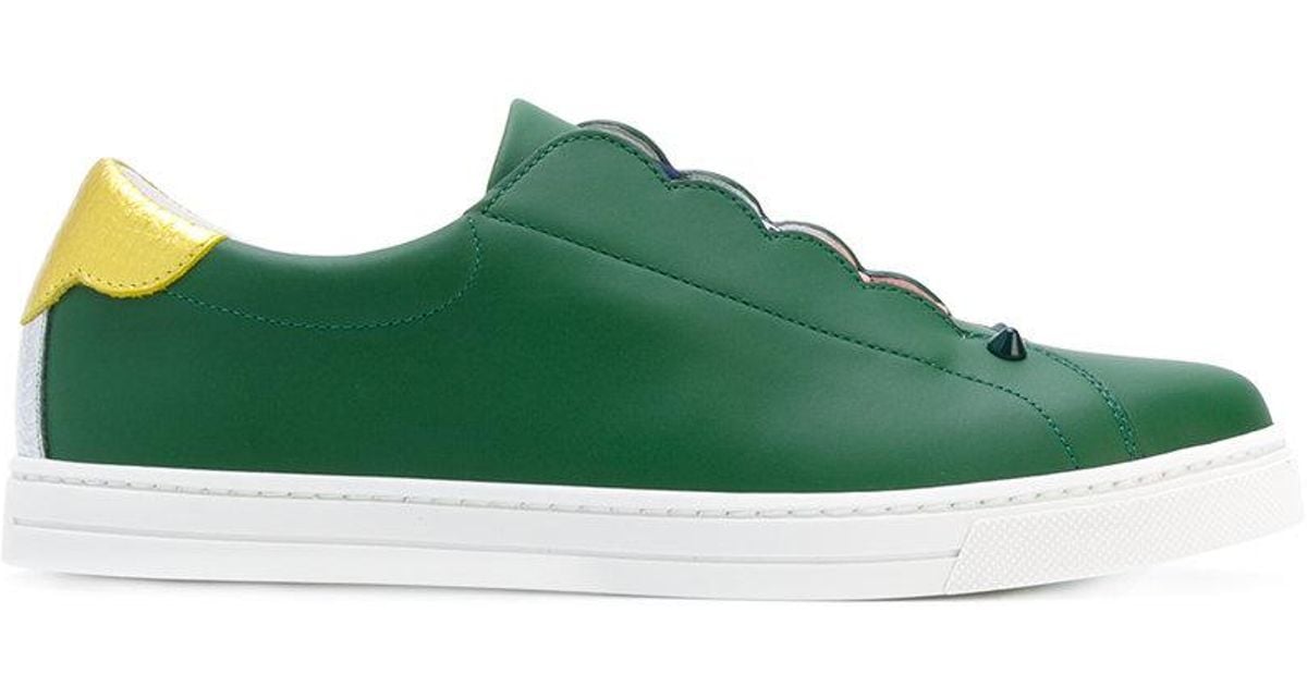 fendi green sneakers