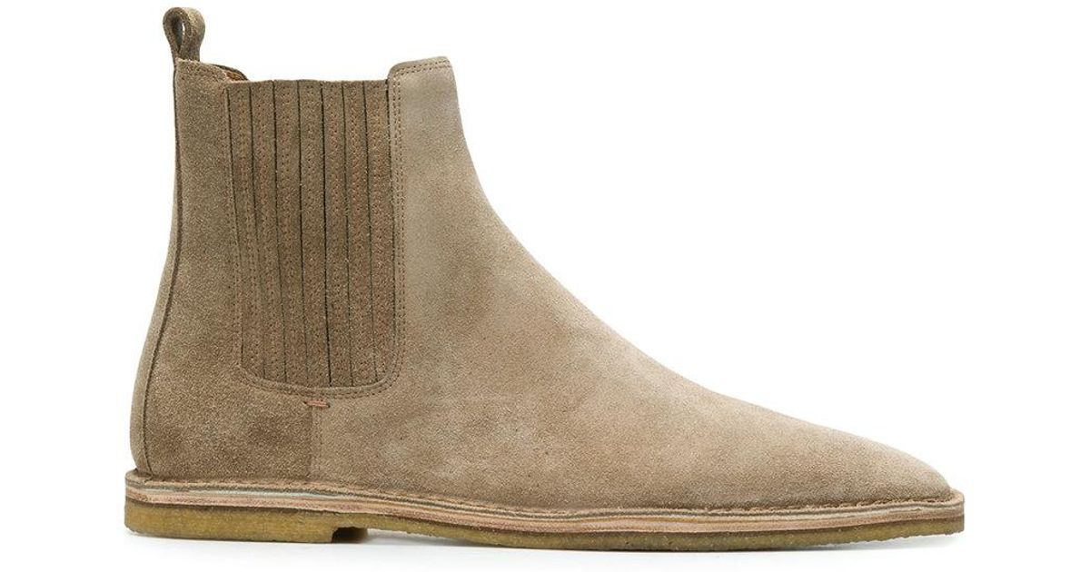 Saint laurent nino crepe sole suede shop jodhpur boot