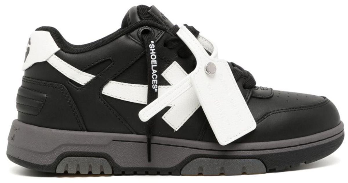 Off-White c/o Virgil Abloh Out Of Office Sneakers w/ Tags - Black Sneakers,  Shoes - WOWVA54534