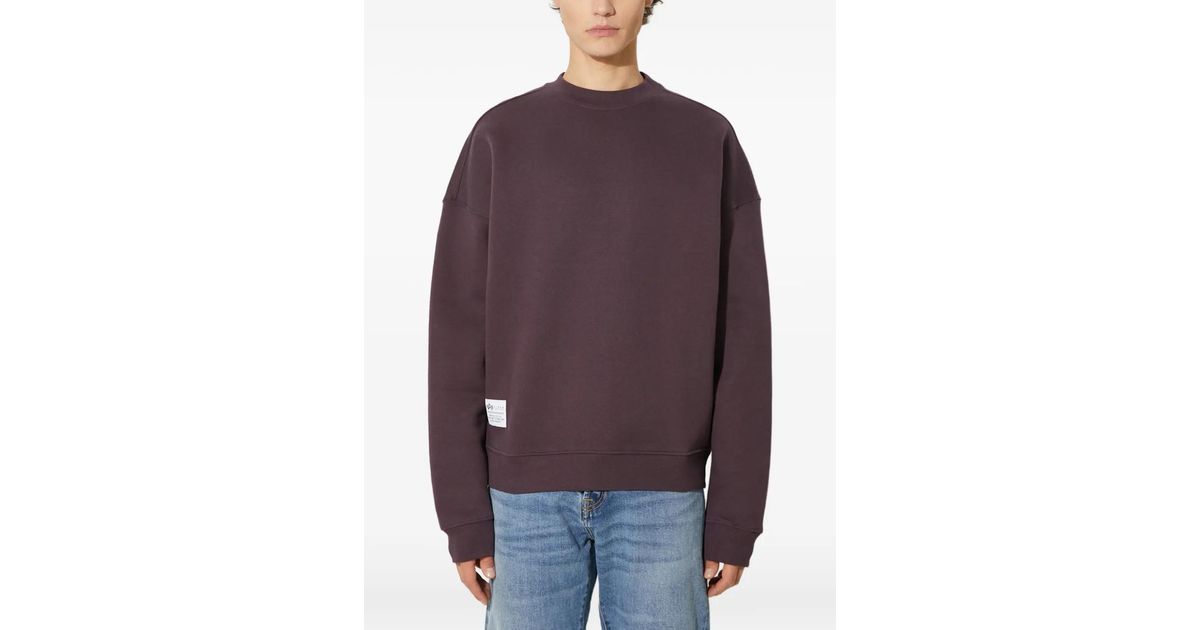 Alpha Industries Logo Crew-Neck Sweater in Purple for Men | Lyst UK