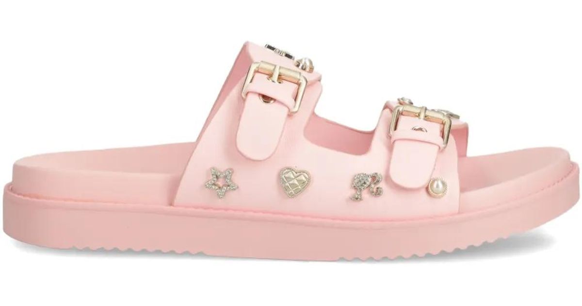 【ALDO】 ★ フラット スライド サンダル ★BARBIEDREAM★ PINK Ladies flat sandals in pink - BARBIEDREAM680002043 | ALDO Cyprus