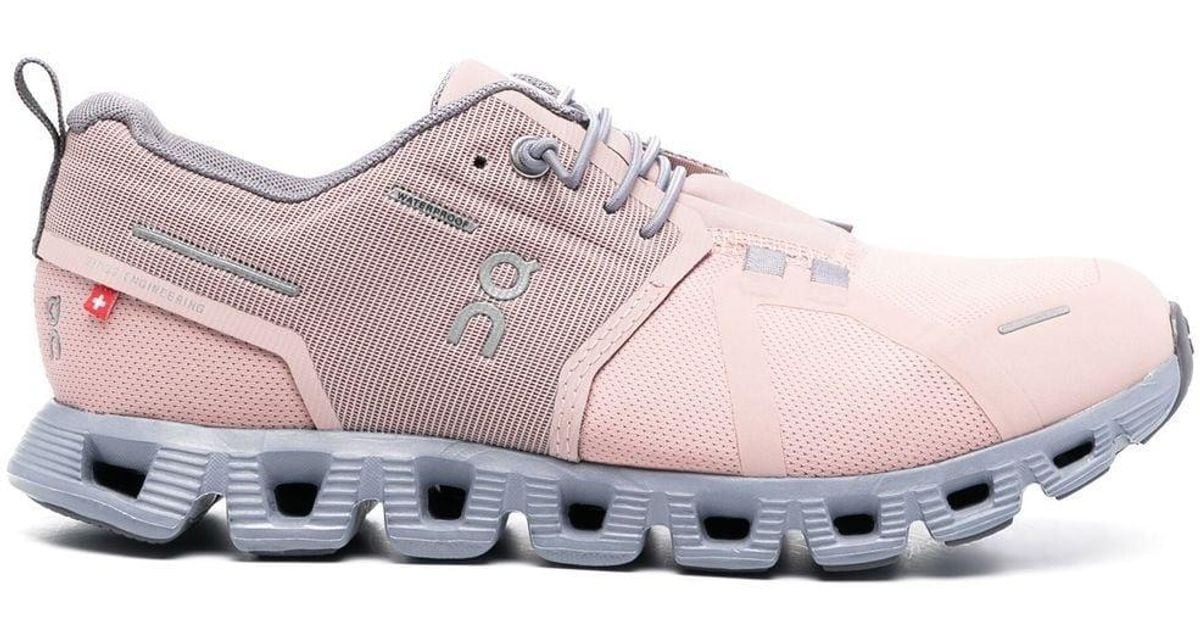 On Running Side Logo-print Detail Sneakers in Pink | Lyst