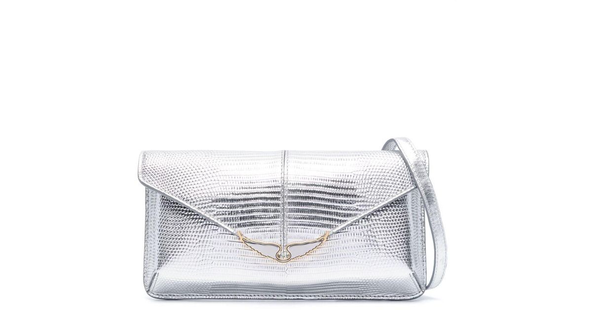 Primark silver sale clutch bag