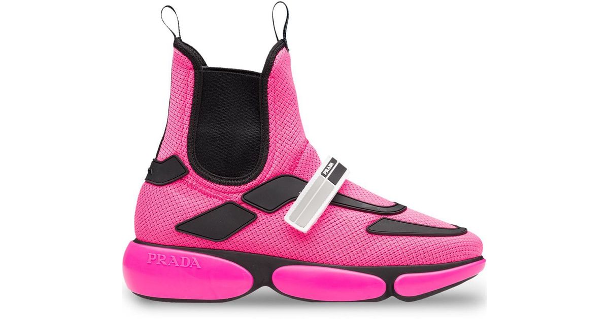 pink prada high tops