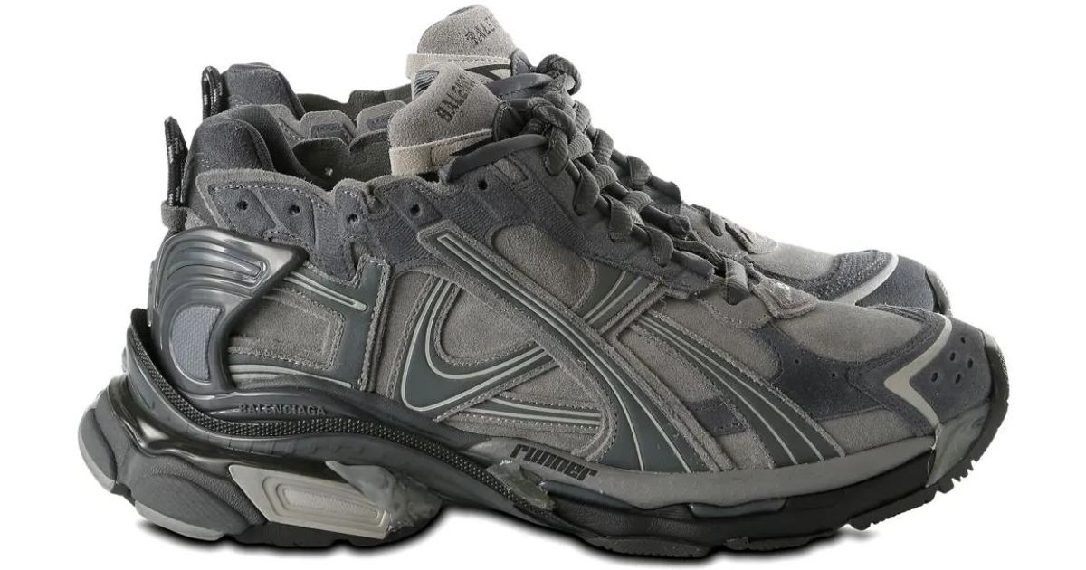 メンズ Balenciaga Runner スニーカー グレー | Lyst