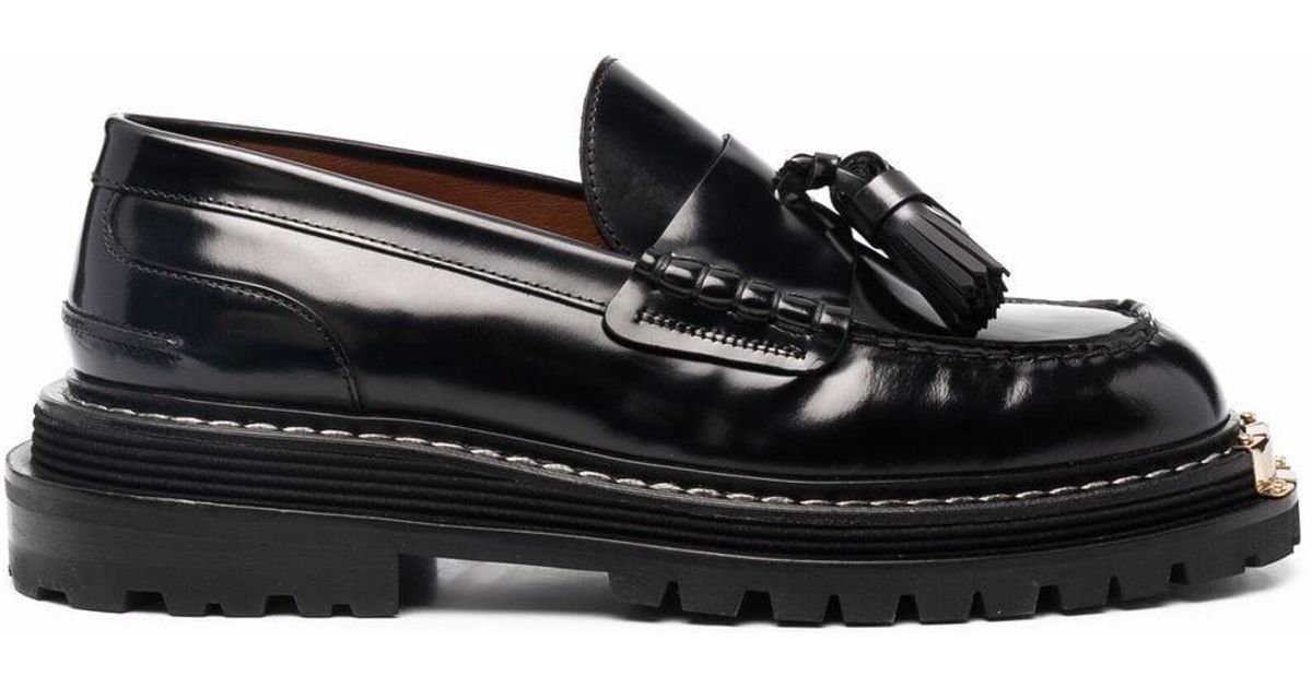 Sandro Iron Chunky Sole Loafers in Black | Lyst Canada