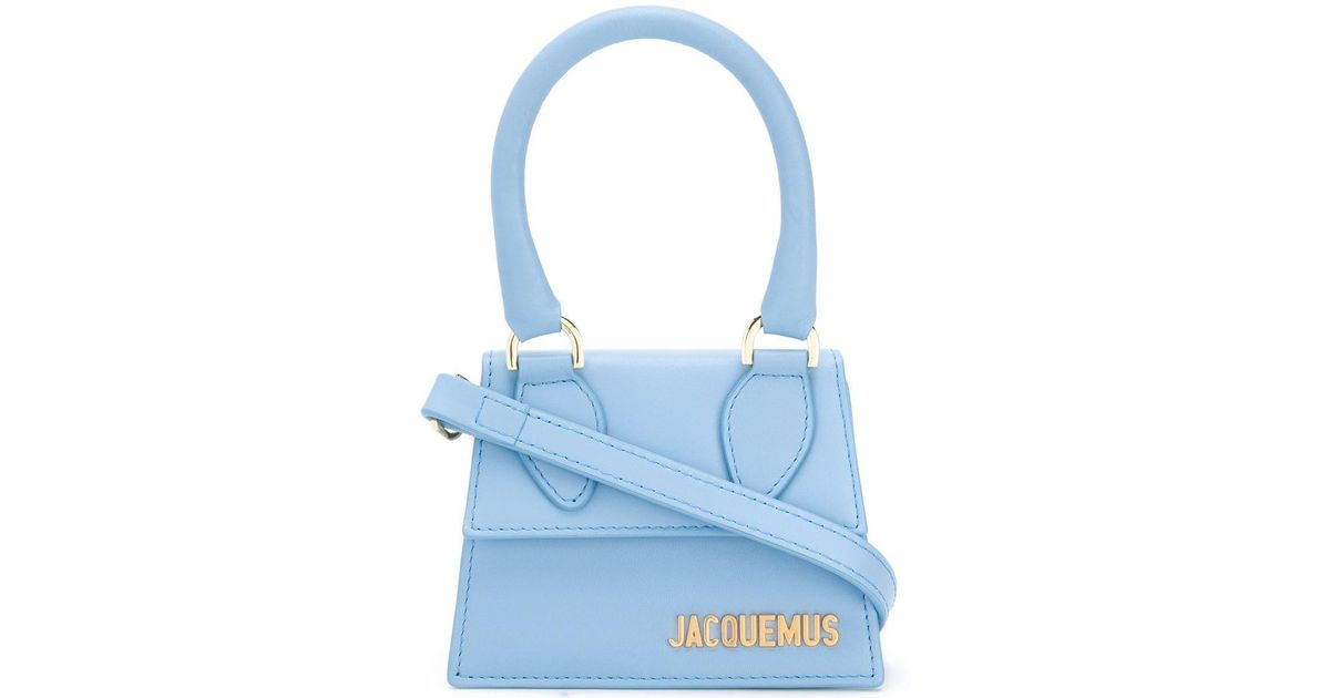 jacquemus blue mini bag