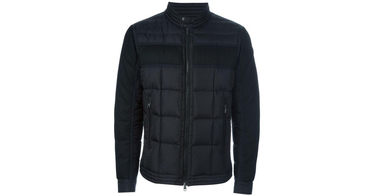 Moncler Wool 'gard' Jacket in Black for Men - Lyst