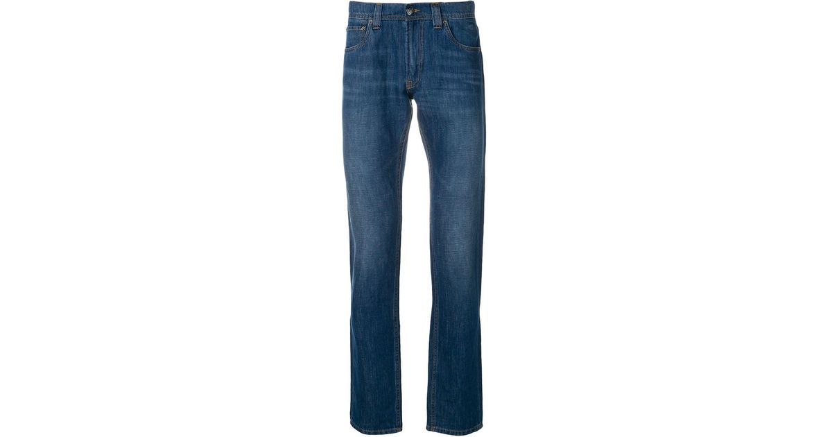 Etro Denim Slim Fit Jeans in Blue for Men - Lyst