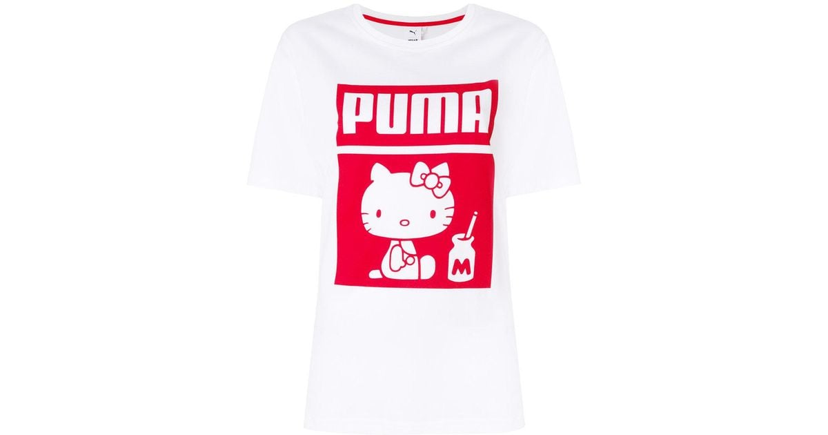 PUMA Cotton X Hello Kitty T-shirt in 
