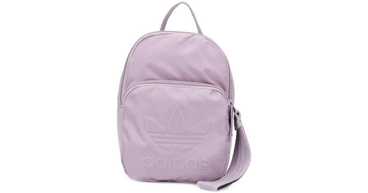 adidas originals sleek mini backpack in purple