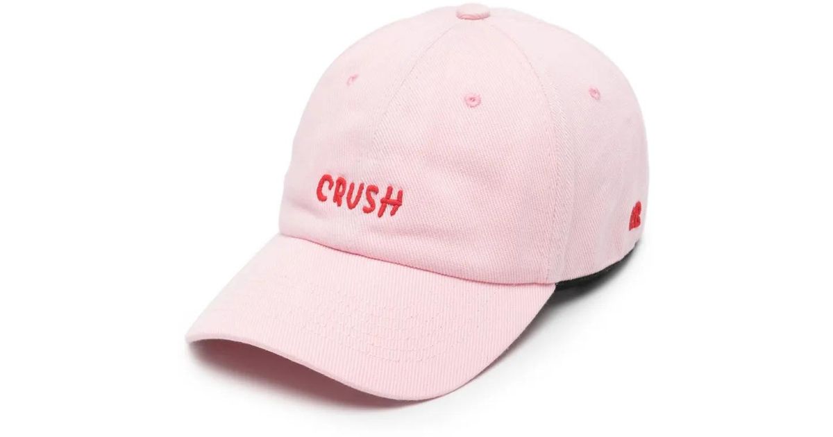 Ruslan Turko Ruslan Baginskiy Embroidered Crush Cap in Pink | Lyst UK