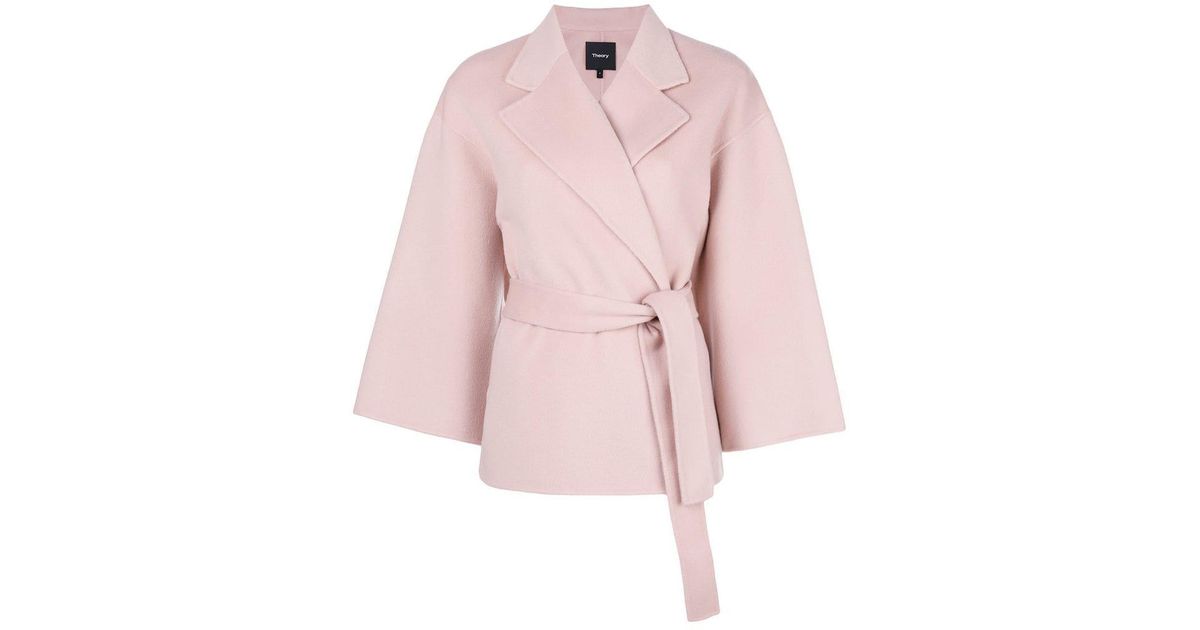 pink wrap jacket