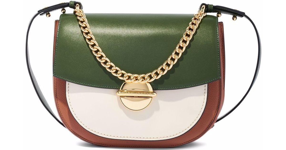 Marc Jacobs The Tuck Lock Saddle Bag in Green | Lyst UK
