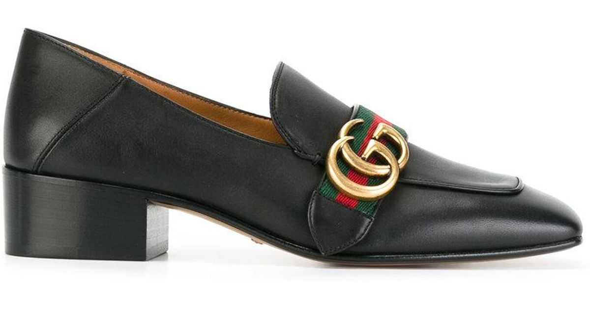 gucci low heel shoes