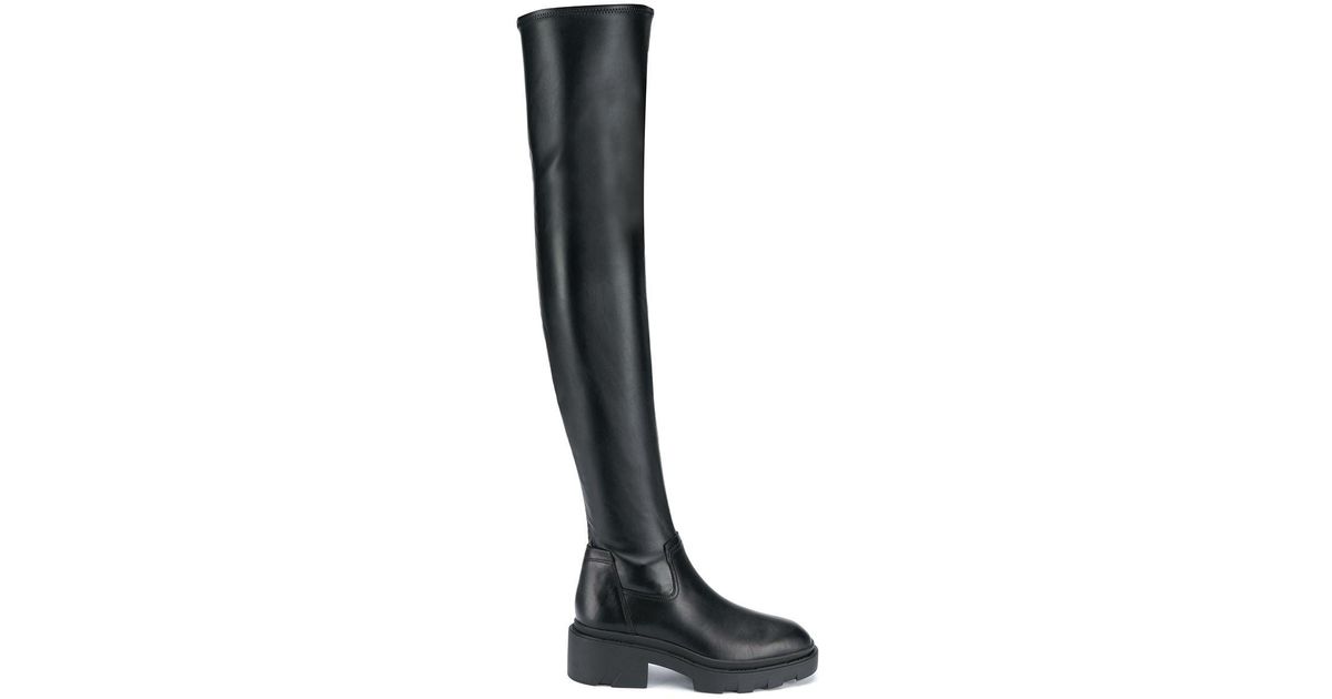 Ash Manhattan Over The Knee Boots in Black | Lyst