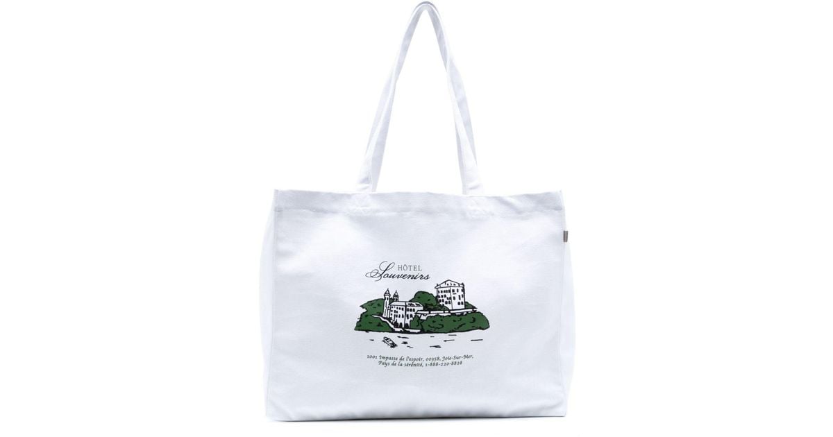 A.P.C. Hotel Jjjjound Tote Bag in White for Men Lyst UK
