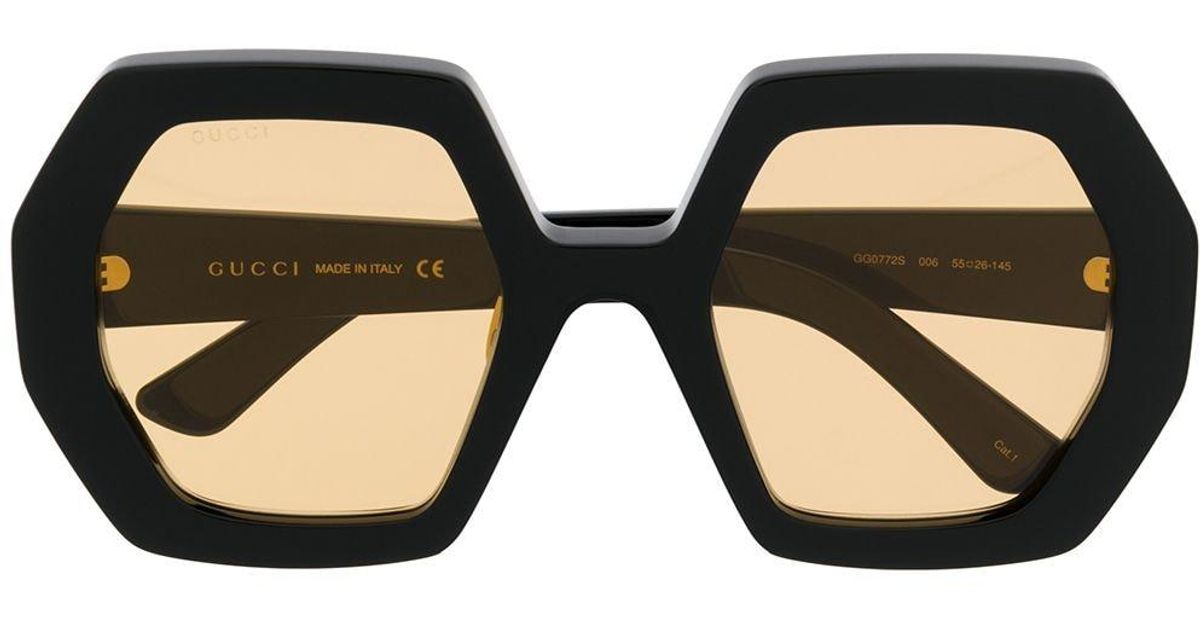 Gucci heptagon sunglasses Clearance