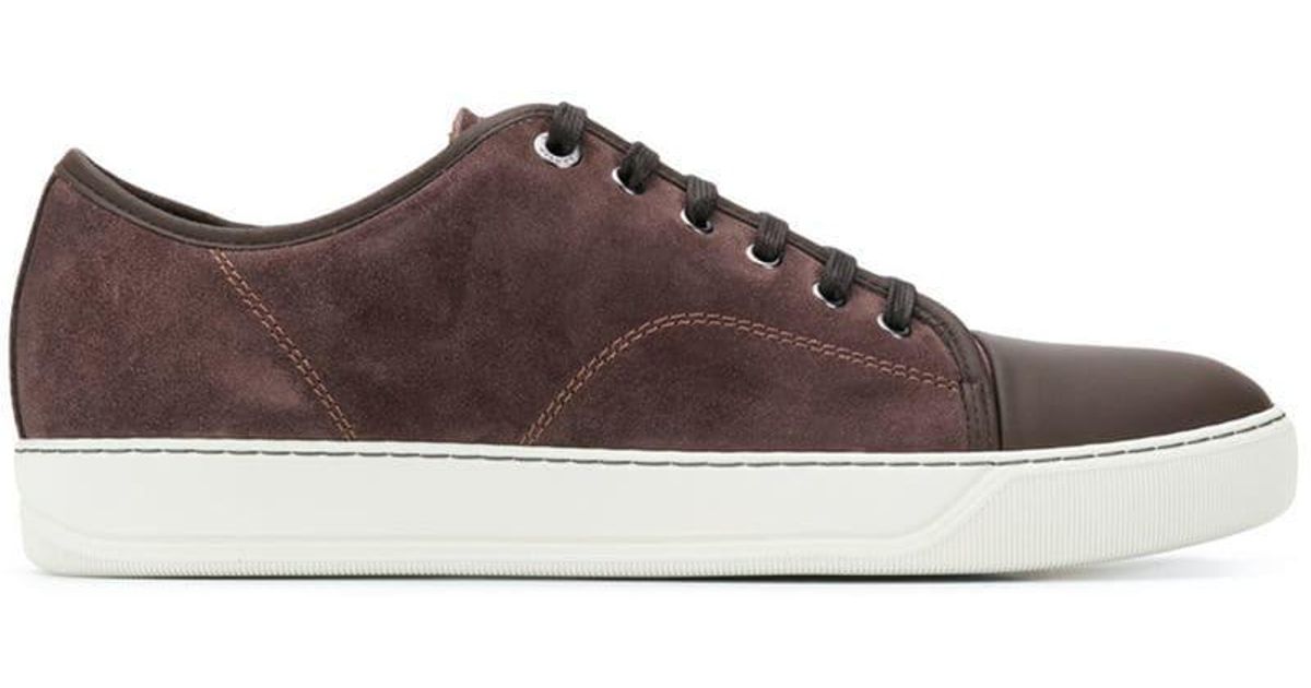 lanvin sneakers brown