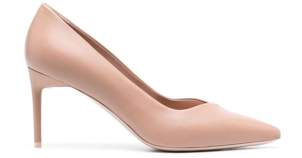 Max Mara Phyllis 70mm Pointed-toe Pumps in Pink | Lyst