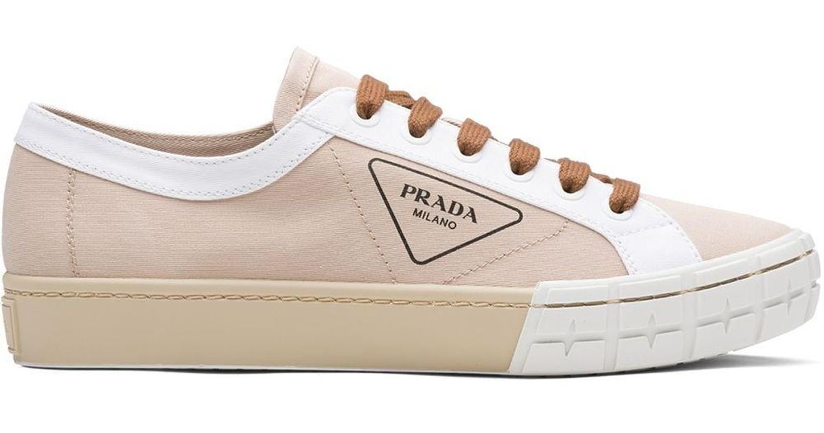 prada gabardine canvas sneaker