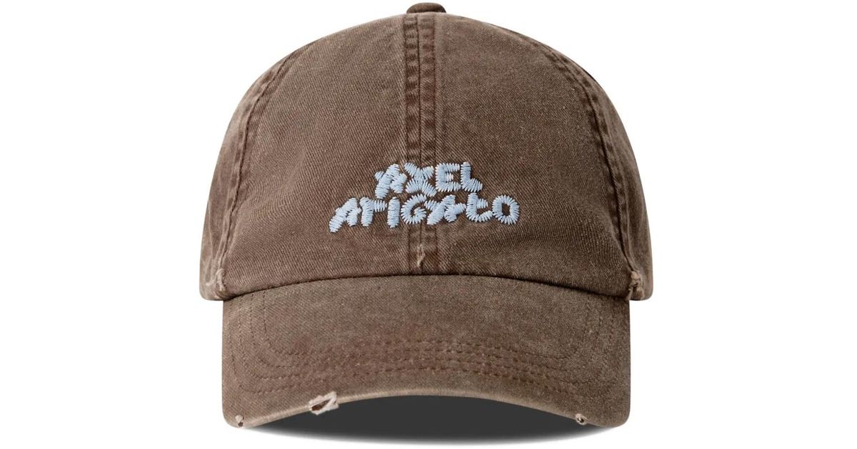 Axel Arigato Washed-Cotton Cap in Brown | Lyst UK