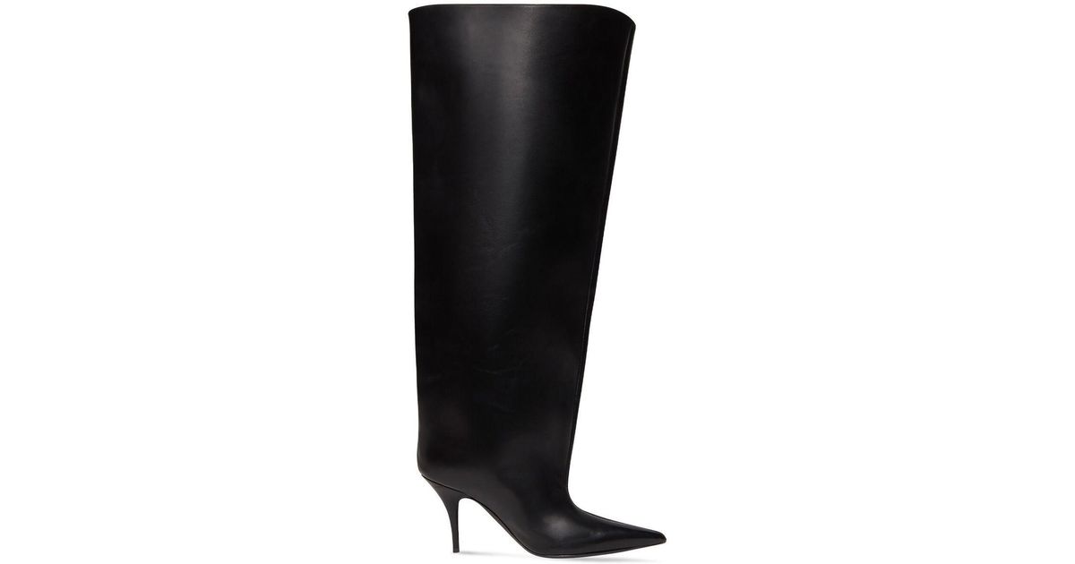 balenciaga knee boots