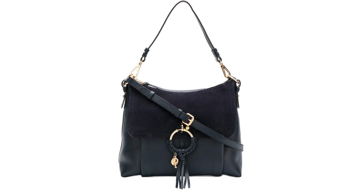 See By Chloé Leather Shoulder Bag in Midnight Blue (Blue) Save 21 Lyst