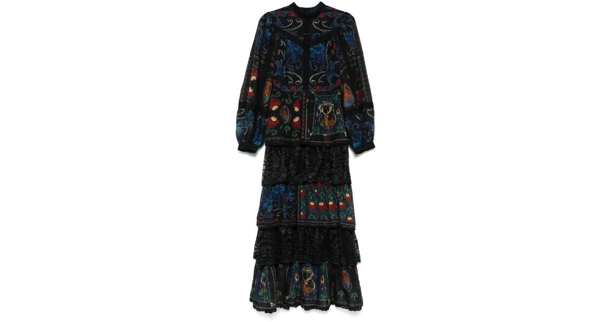 knee length dresses for ladies Black Jersey Long Sleeve Wrap Gown With Beaded Shoulder