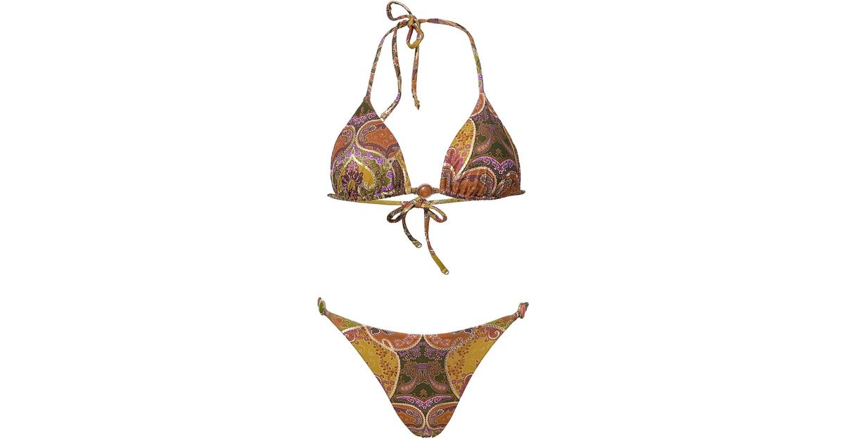 SOFIA ERHAN Rosie Paisley Print Bikini In White Lyst sofia-erhan-rosie-paisley-print-bikini-in-white-lyst