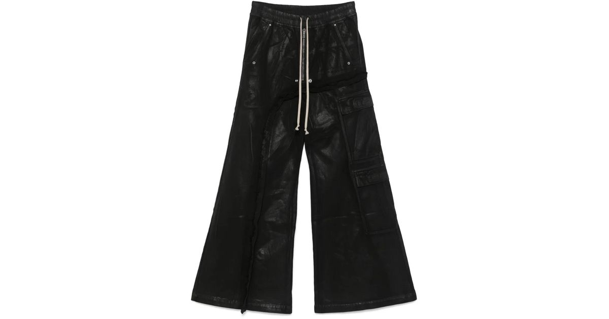 メンズ Rick Owens Imbalanced Double Cargo Jumbo Belas ジーンズ 