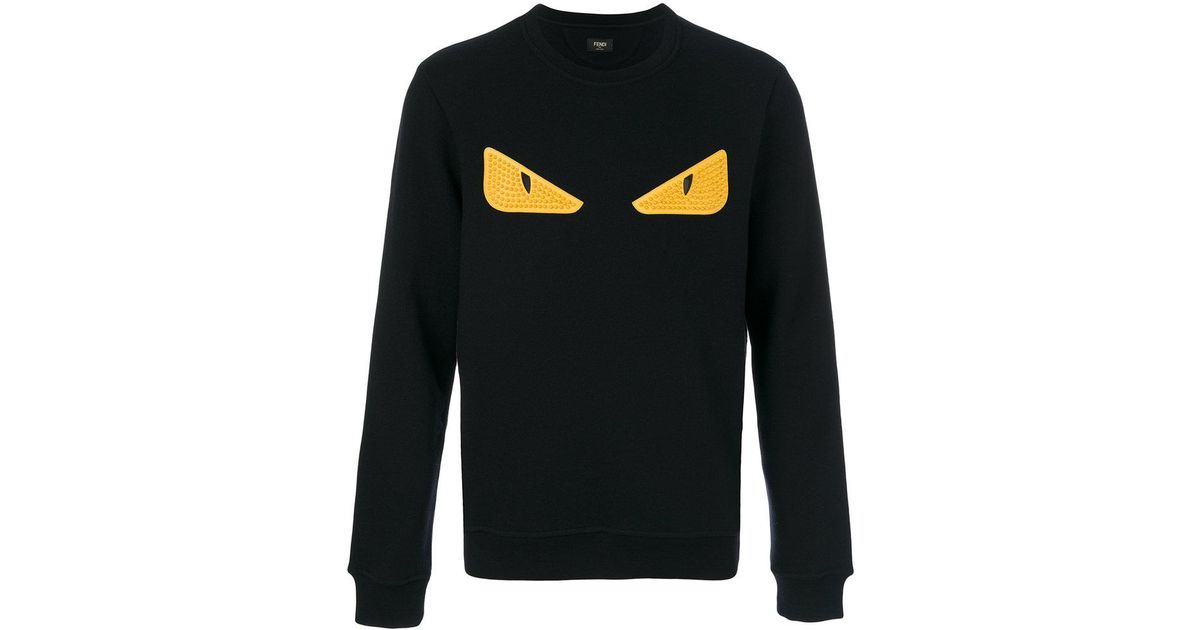 Fendi Wool Monster Eyes Sweatshirt in 