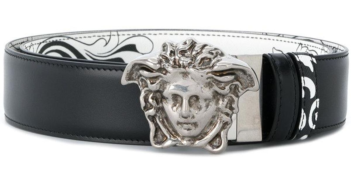 versace medusa buckle belt