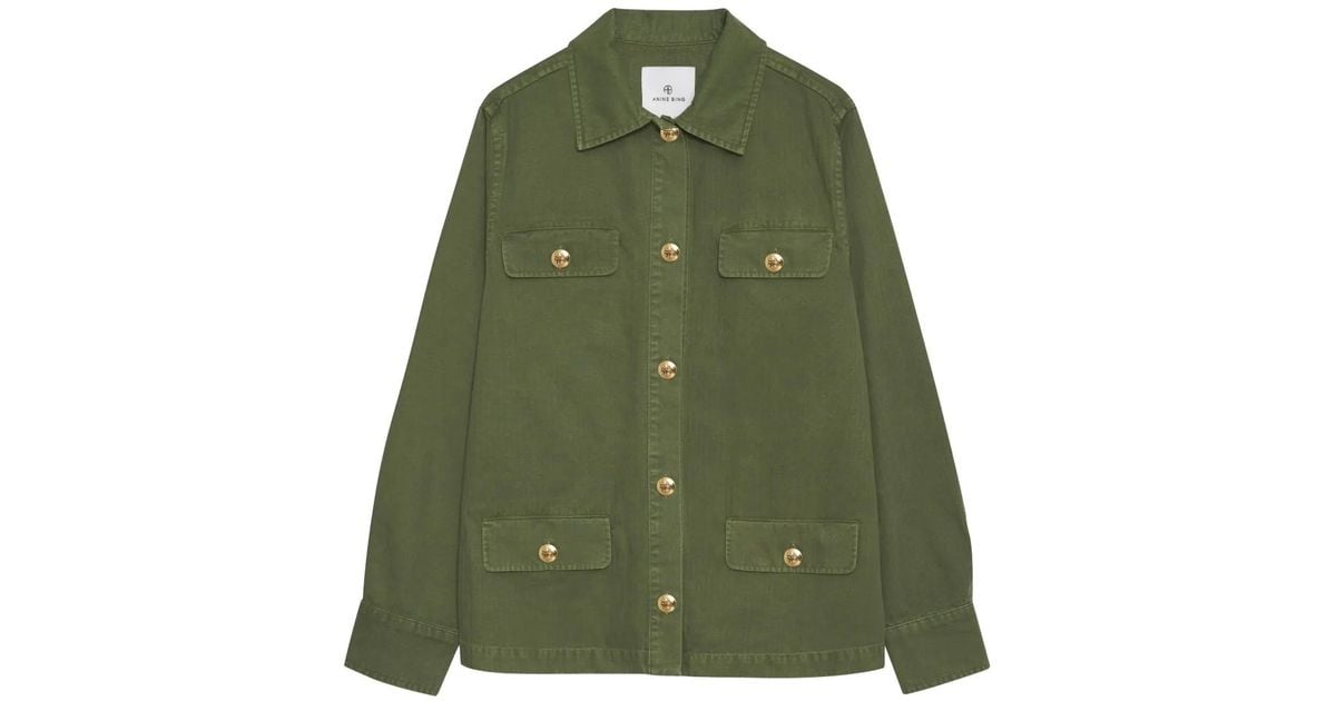 【関税込み】ANINE BING カーキ Corey ジャケット ANINE BING Corey Barn Jacket | Shopbop