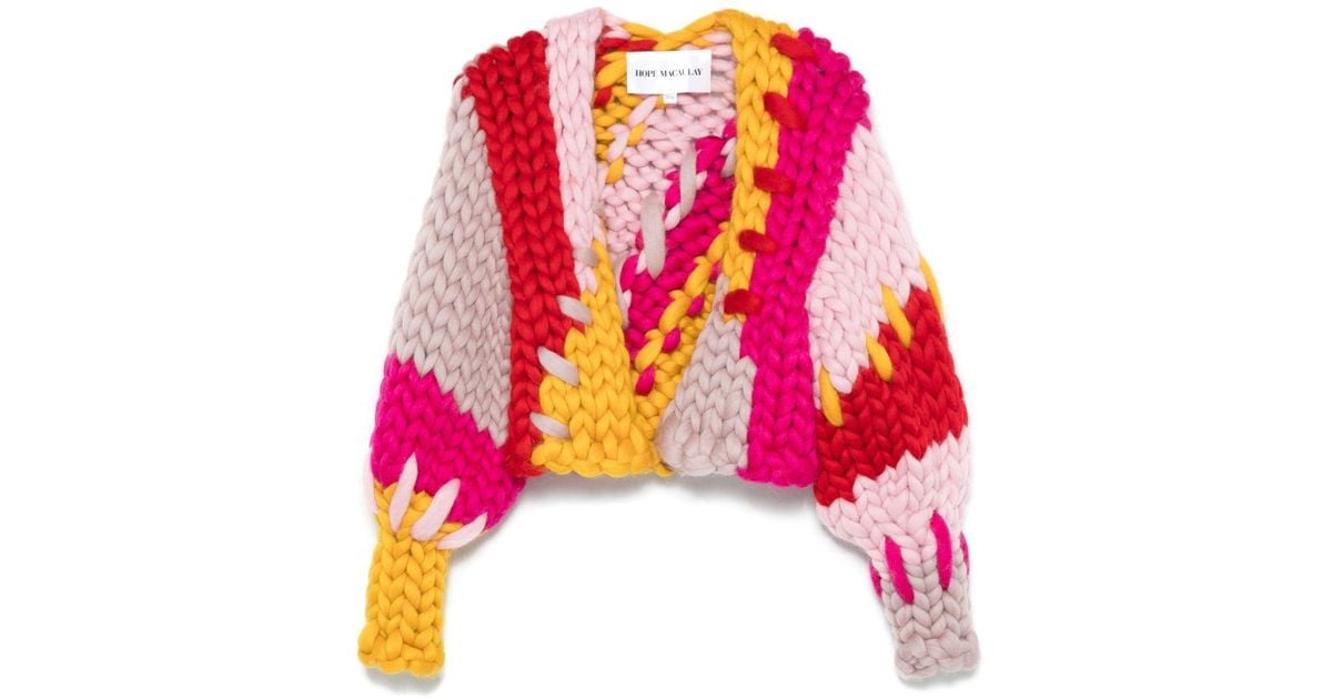 Hope Macaulay Elsa Colossal Cardigan in Pink Lyst UK