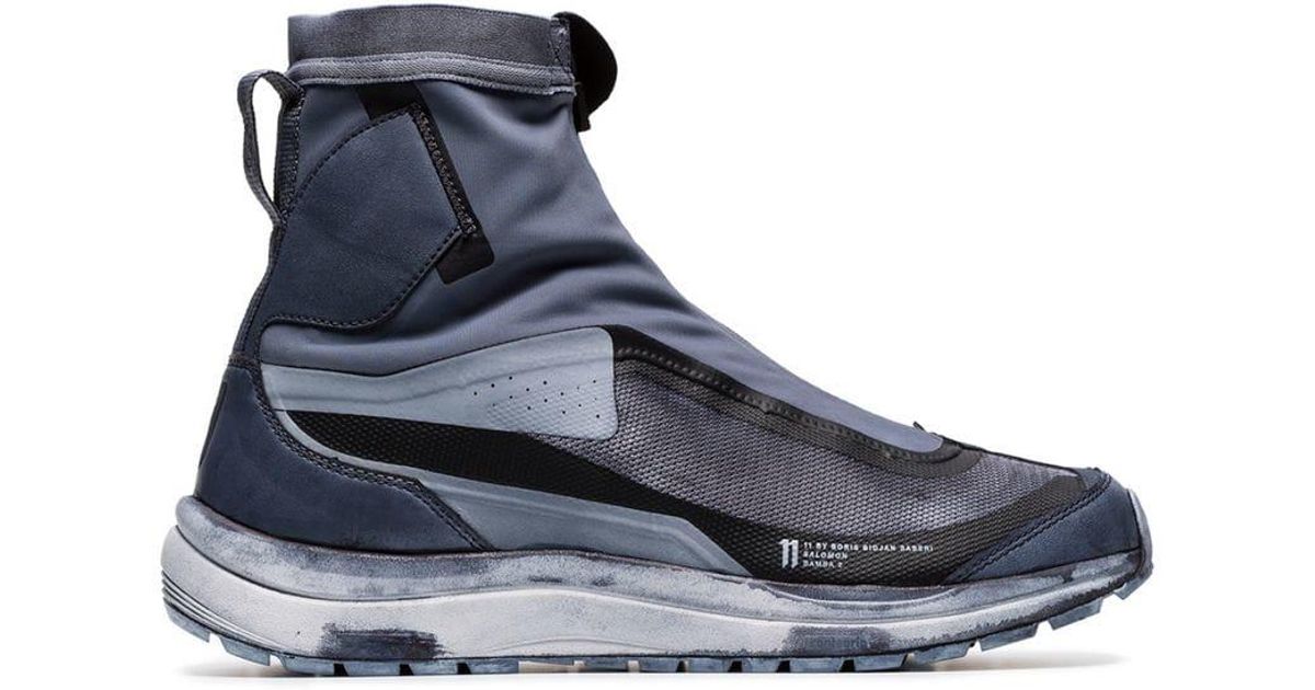 Salomon Lab Synthetic X Boris Bidjan Saberi Grey Bamba 2 High-top Sneakers  in Gray for Men | Lyst